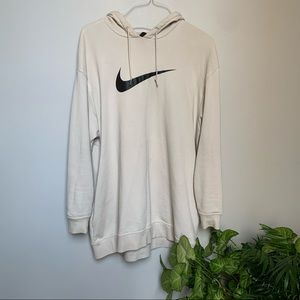 UNIQUE Long Nike Cream Sweatshirt ⚡️